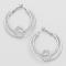 Silver Tone Spindle Swirl Etched Earrings.JPG
